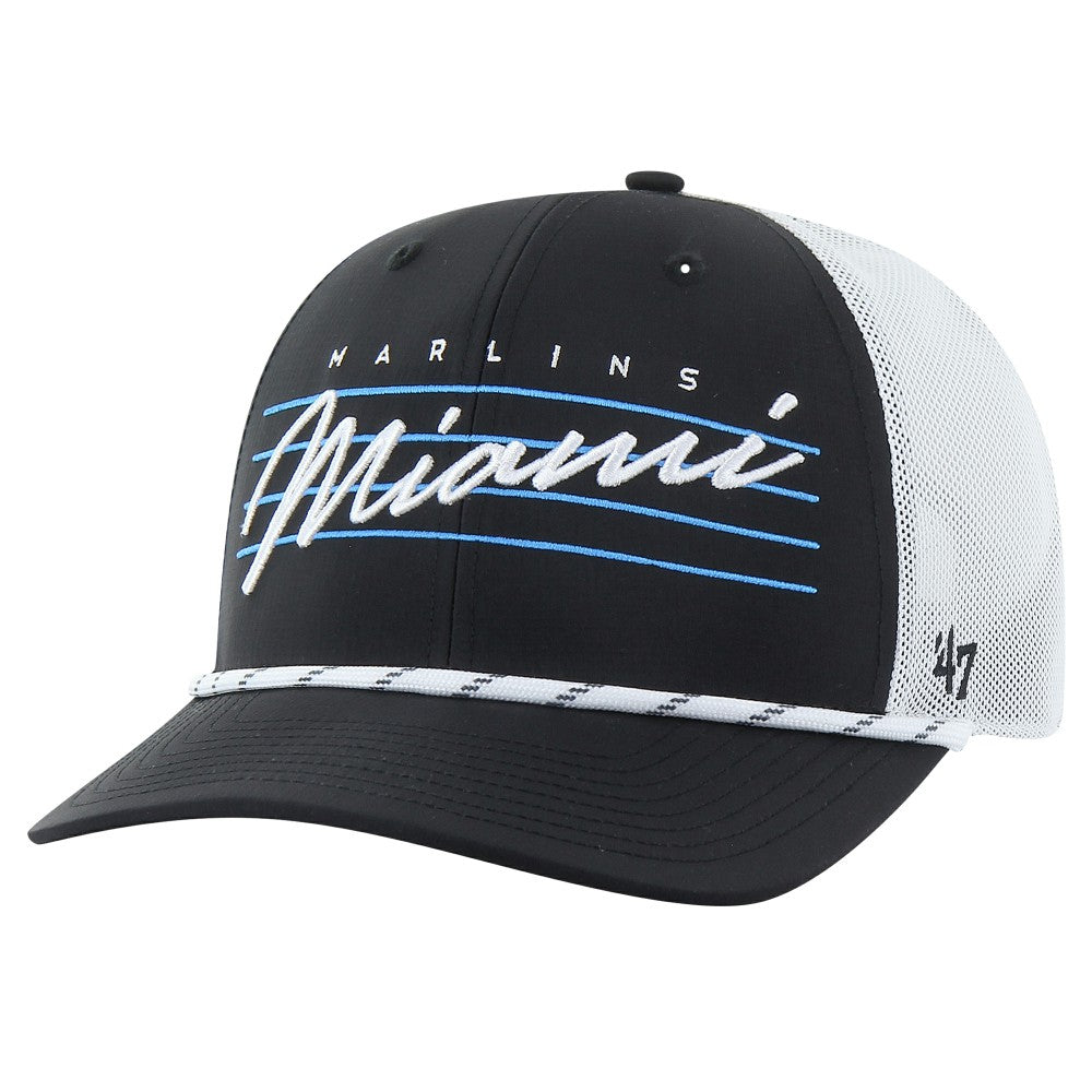 Miami Marlins '47 Downburst Trucker Adjustable Hat - MLB