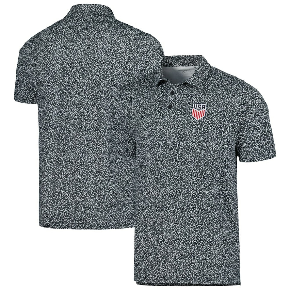 USMNT Antigua Terrace Polo Black - FIFA World CUP