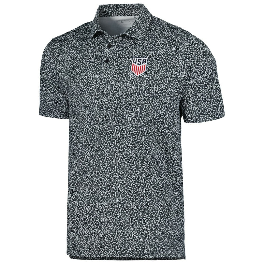 USMNT Antigua Terrace Polo Black - FIFA World CUP