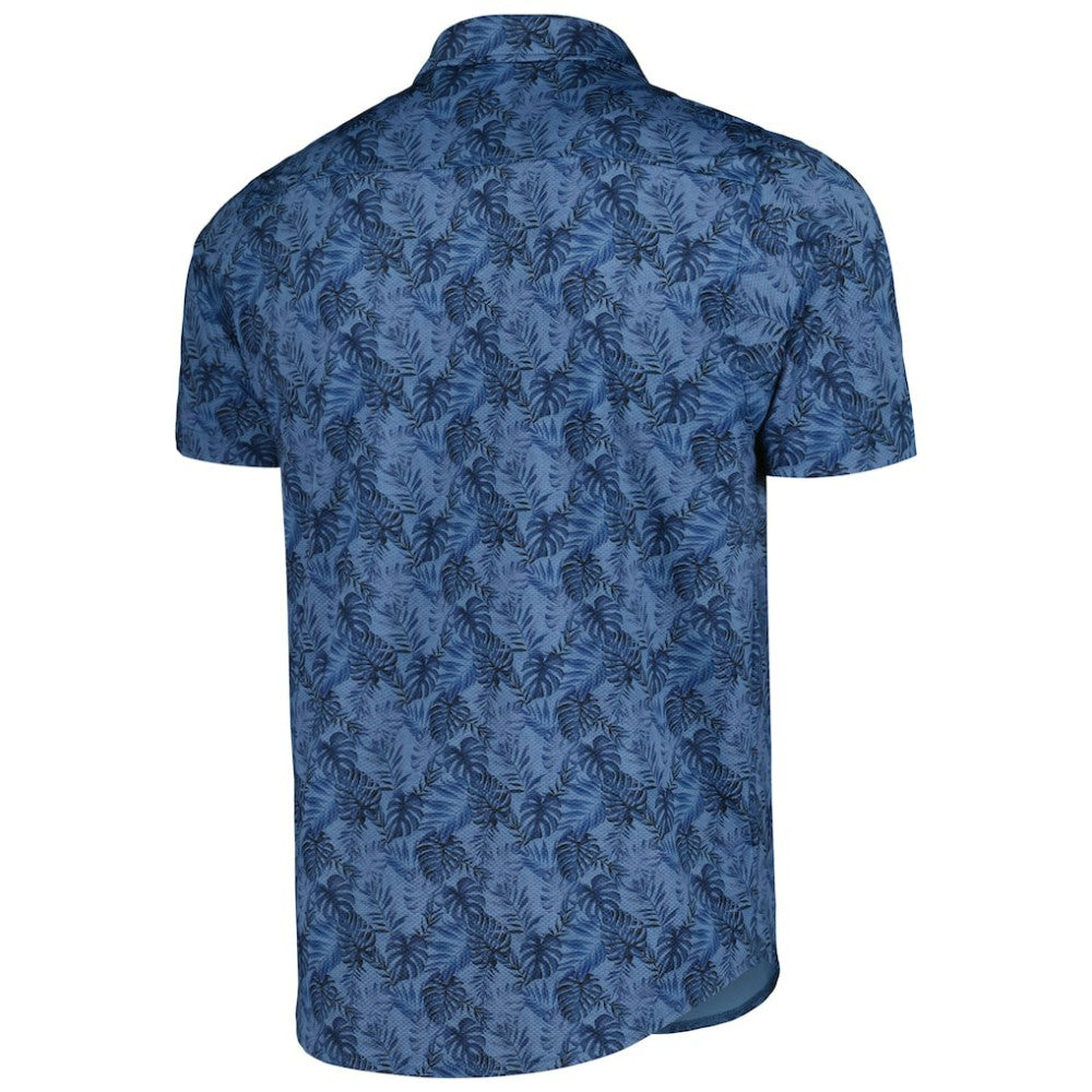 USMNT Antigua Resort Button-Up Shirt Navy - FIFA World CUP