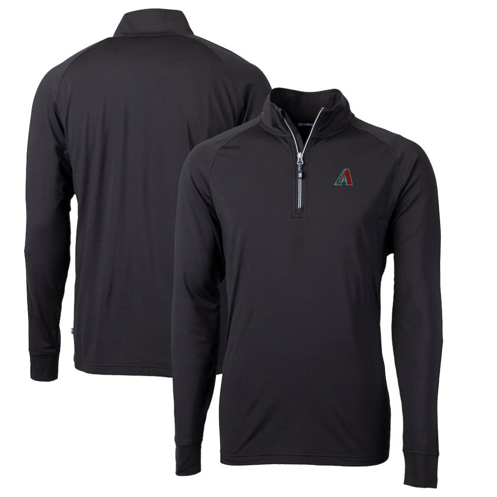 Arizona Diamondbacks Cutter & Buck Adapt Eco Knit Recycled Quarter-Zip Pullover Top - MLB