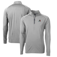 Arizona Diamondbacks Cutter & Buck Adapt Eco Knit Recycled Quarter-Zip Pullover Top - MLB
