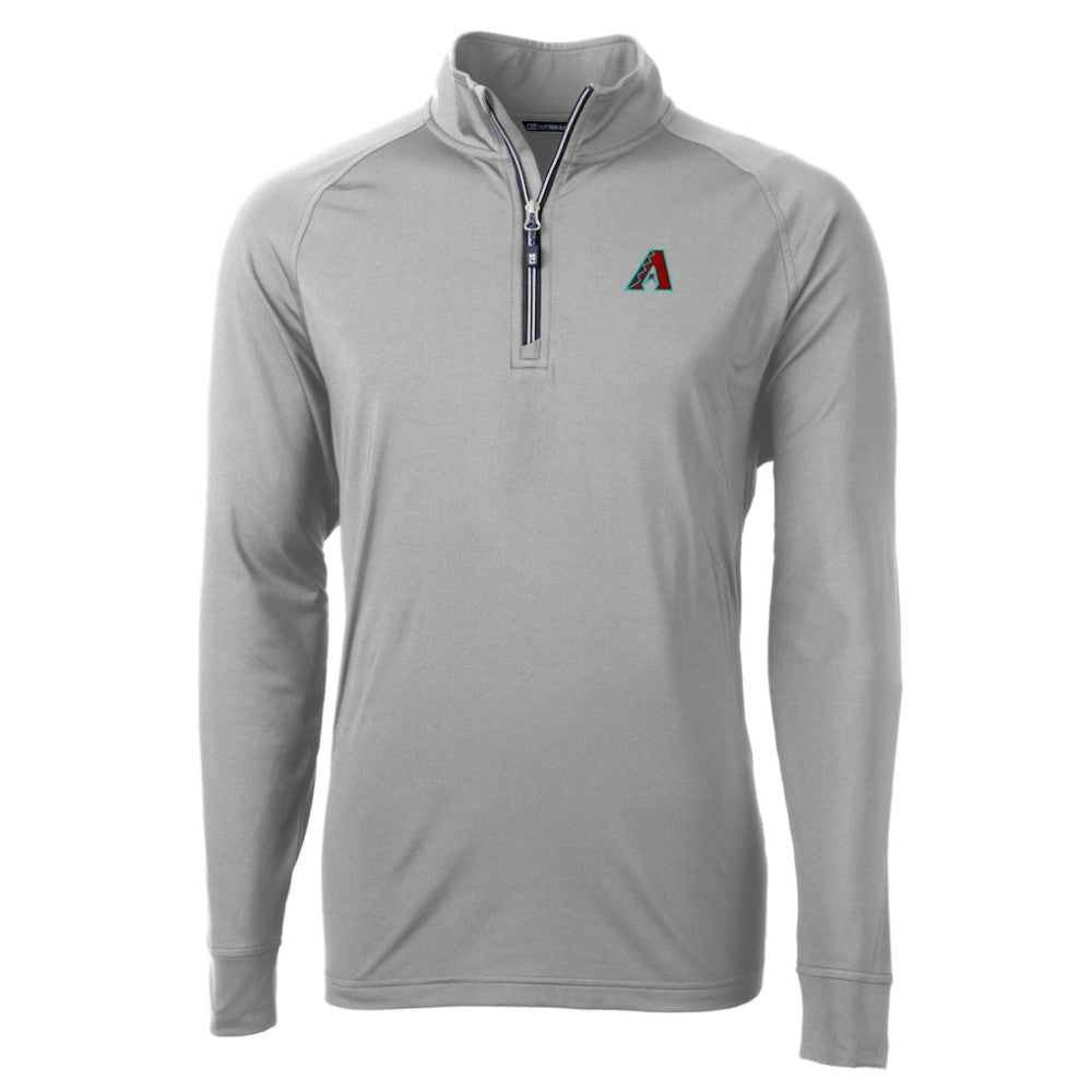 Arizona Diamondbacks Cutter & Buck Adapt Eco Knit Recycled Quarter-Zip Pullover Top - MLB