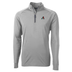 Arizona Diamondbacks Cutter & Buck Adapt Eco Knit Recycled Quarter-Zip Pullover Top - MLB
