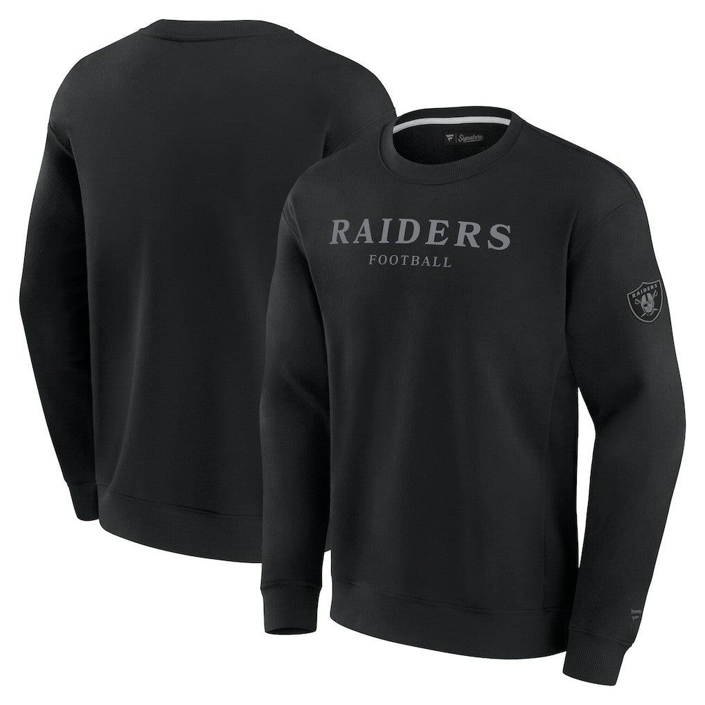 Las Vegas Raiders Unisex Elements Unlimited Fleece Pullover Sweatshirt Black | Fanatics