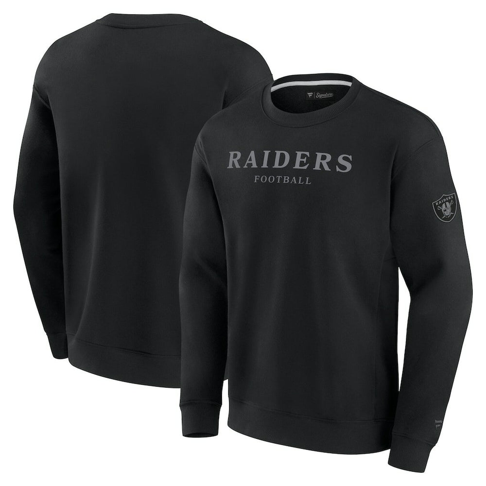 Las Vegas Raiders Unisex Elements Unlimited Fleece Pullover Sweatshirt Black | Fanatics