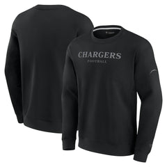 Los Angeles Chargers Unisex Elements Unlimited Fleece Pullover Sweatshirt Black | Fanatics