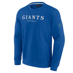 New York Giants Unisex Elements Unlimited Fleece Pullover Sweatshirt Royal | Fanatics