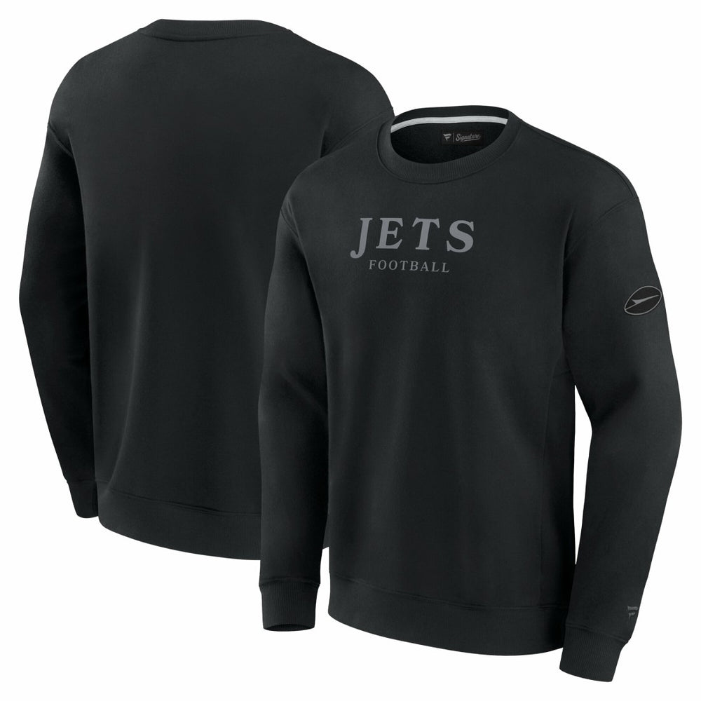 New York Jets Unisex Elements Unlimited Fleece Pullover Sweatshirt Black | Fanatics