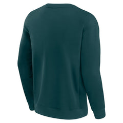Philadelphia Eagles Unisex Elements Unlimited Fleece Pullover Sweatshirt Midnight Green | Fanatics