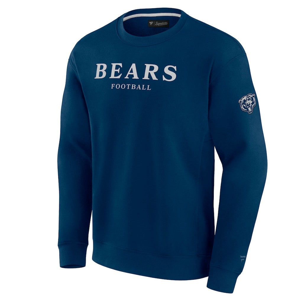 Chicago Bears Unisex Elements Unlimited Fleece Pullover Sweatshirt Navy | Fanatics