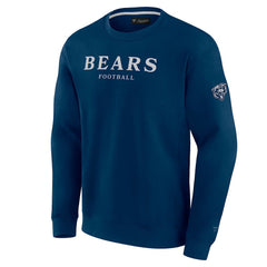 Chicago Bears Unisex Elements Unlimited Fleece Pullover Sweatshirt Navy | Fanatics