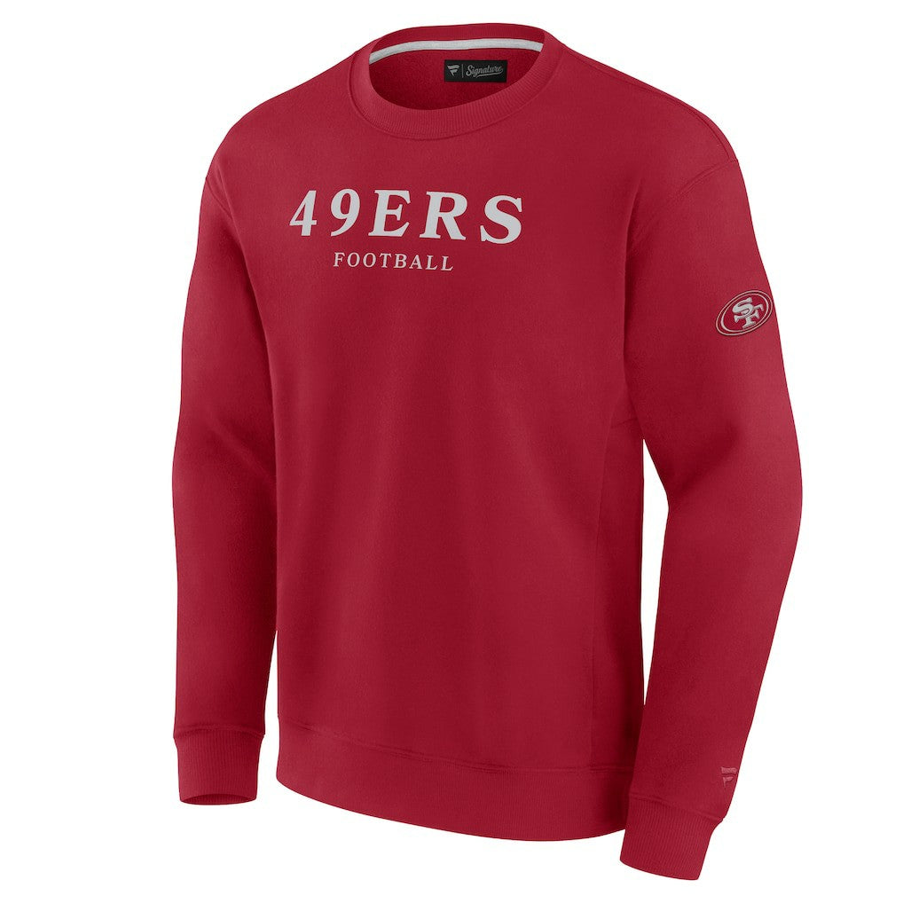 San Francisco 49ers Unisex Elements Unlimited Fleece Pullover Sweatshirt Scarlet | Fanatics