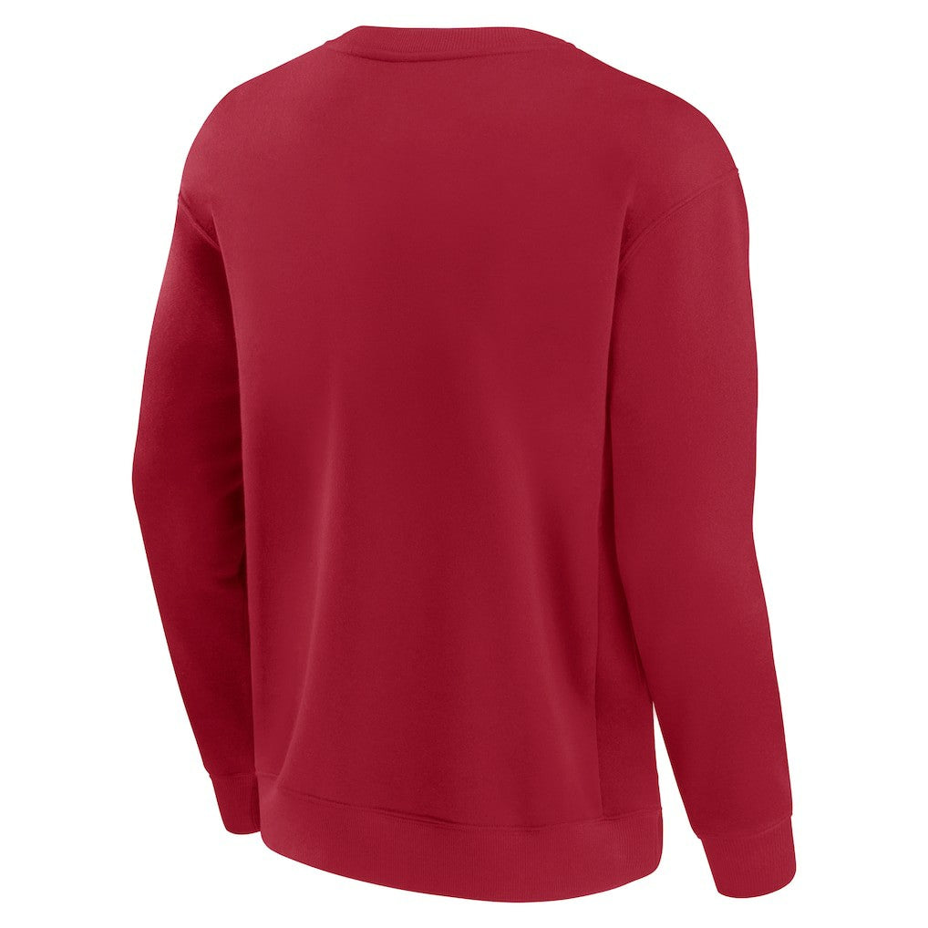 San Francisco 49ers Unisex Elements Unlimited Fleece Pullover Sweatshirt Scarlet | Fanatics