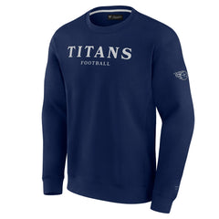 Tennessee Titans Unisex Elements Unlimited Fleece Pullover Sweatshirt Navy | Fanatics