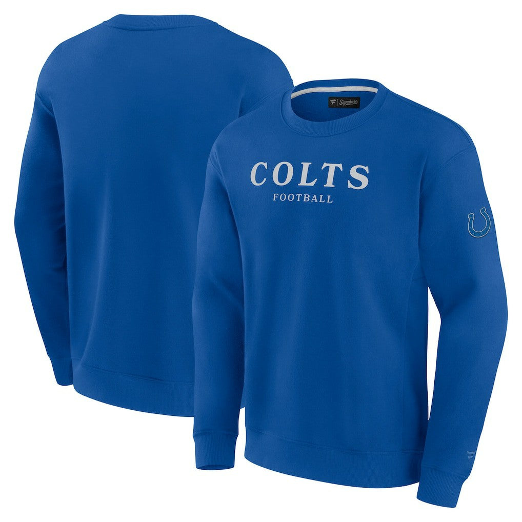 Indianapolis Colts Unisex Elements Unlimited Fleece Pullover Sweatshirt Royal | Fanatics