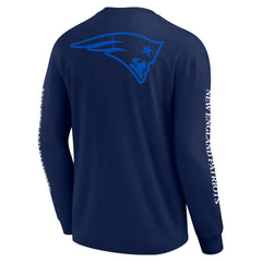 New England Patriots Unisex Elements Strive Long Sleeve T-Shirt Navy | Fanatics