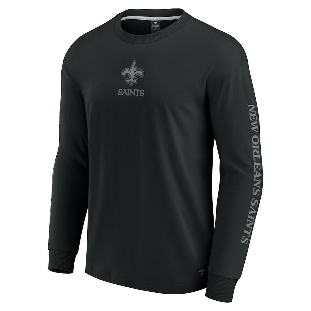 New Orleans Saints Unisex Elements Strive Long Sleeve T-Shirt Black | Fanatics
