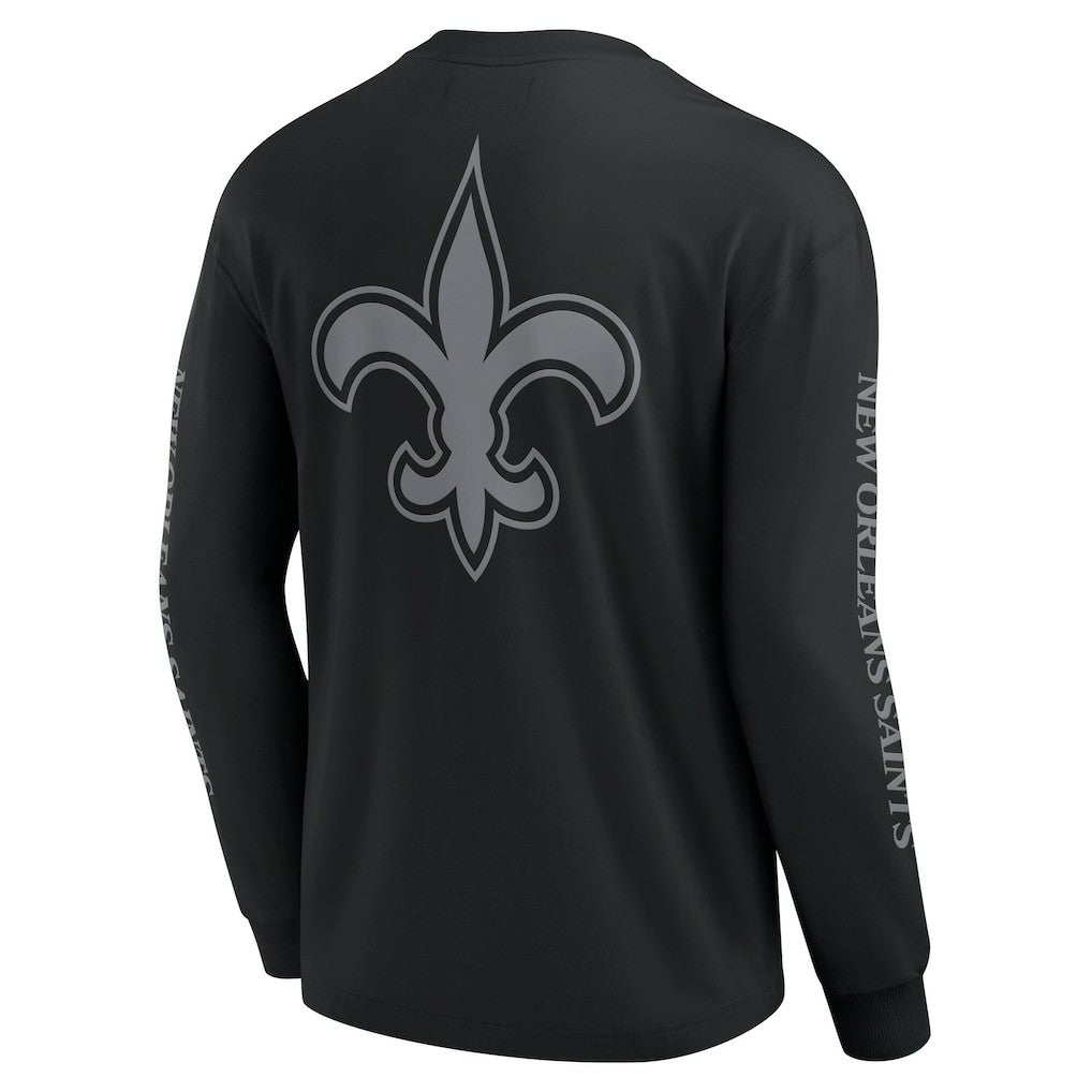 New Orleans Saints Unisex Elements Strive Long Sleeve T-Shirt Black | Fanatics