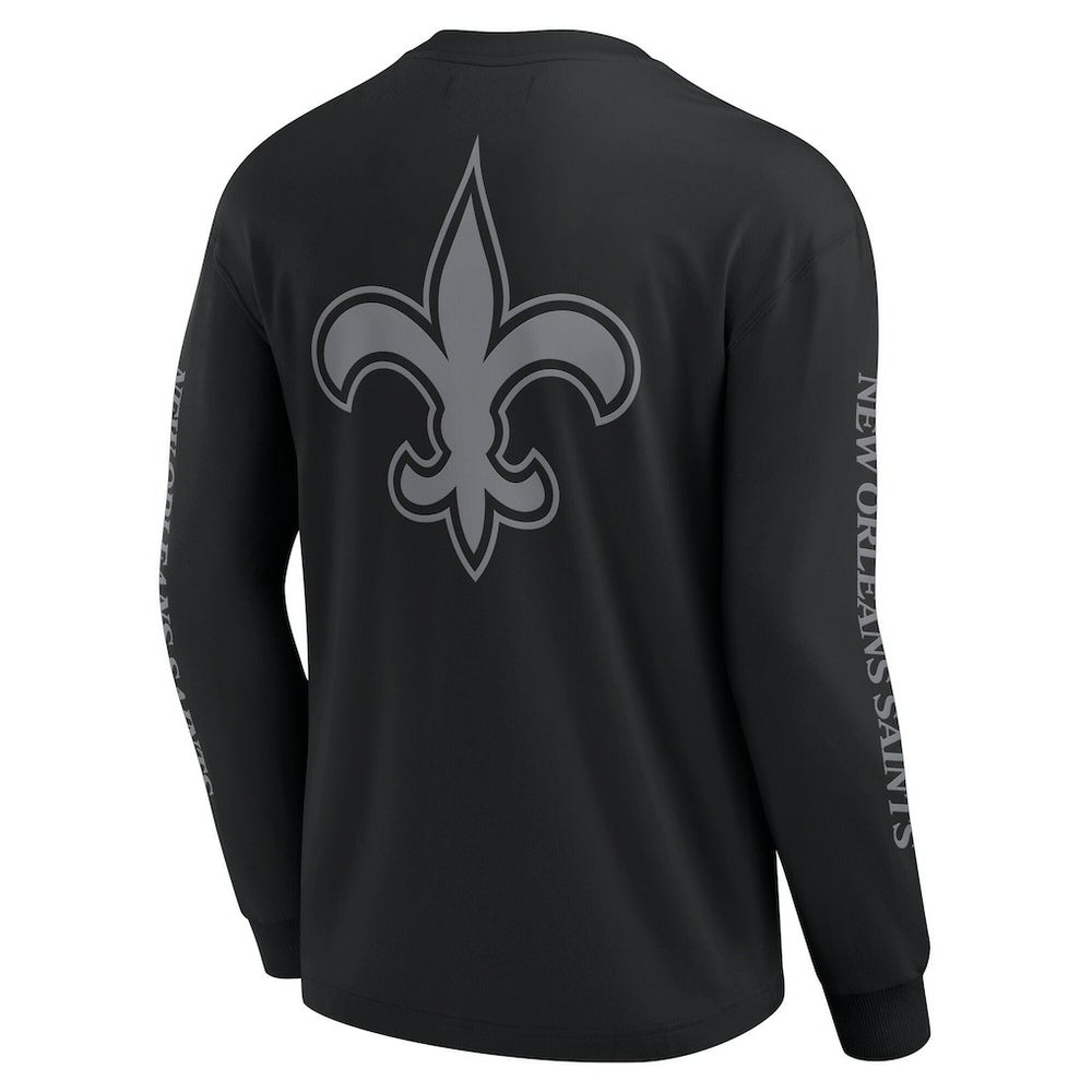 New Orleans Saints Unisex Elements Strive Long Sleeve T-Shirt Black | Fanatics