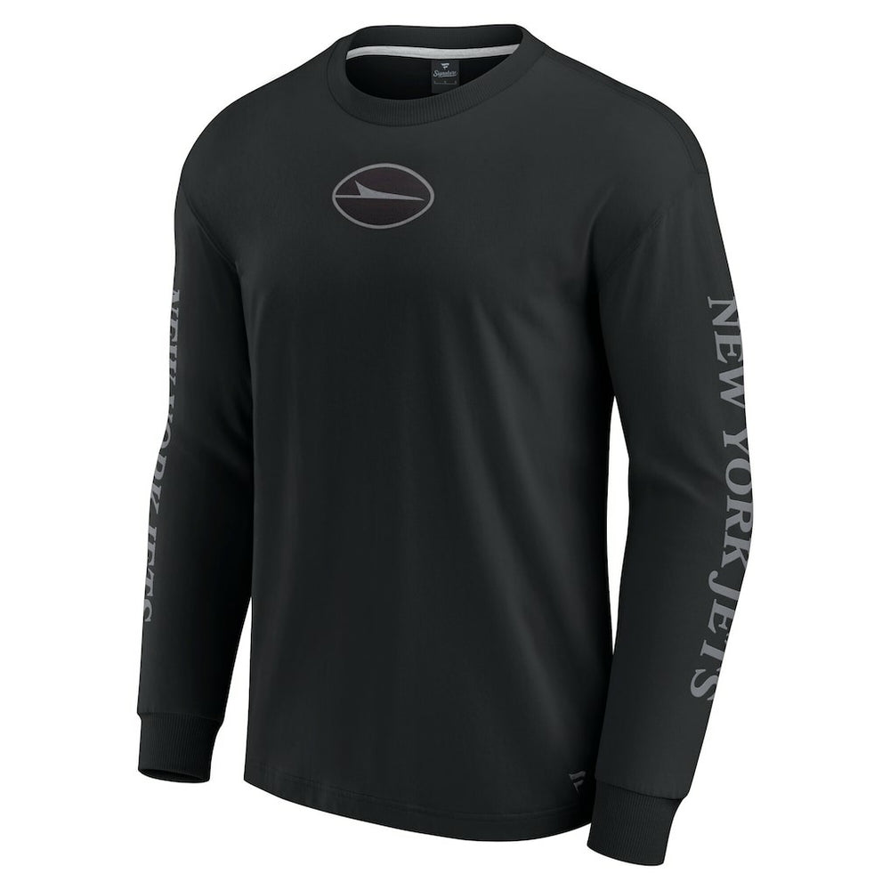 New York Jets Unisex Elements Strive Long Sleeve T-Shirt Black | Fanatics