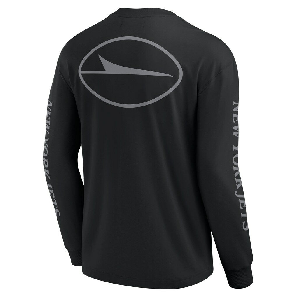 New York Jets Unisex Elements Strive Long Sleeve T-Shirt Black | Fanatics