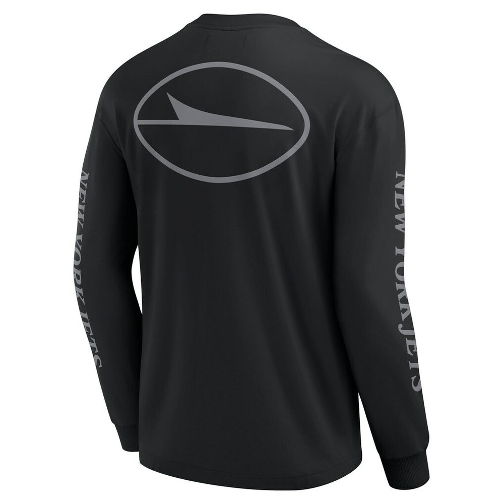 New York Jets Unisex Elements Strive Long Sleeve T-Shirt Black | Fanatics