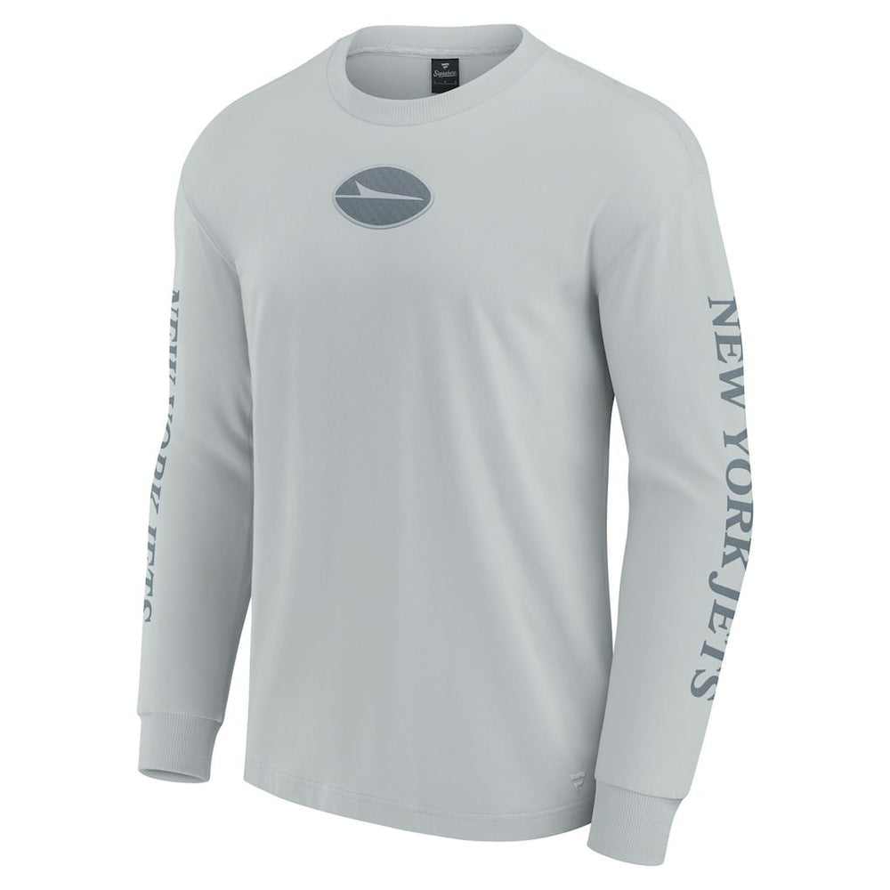 New York Jets Unisex Elements Strive Long Sleeve T-Shirt Gray | Fanatics