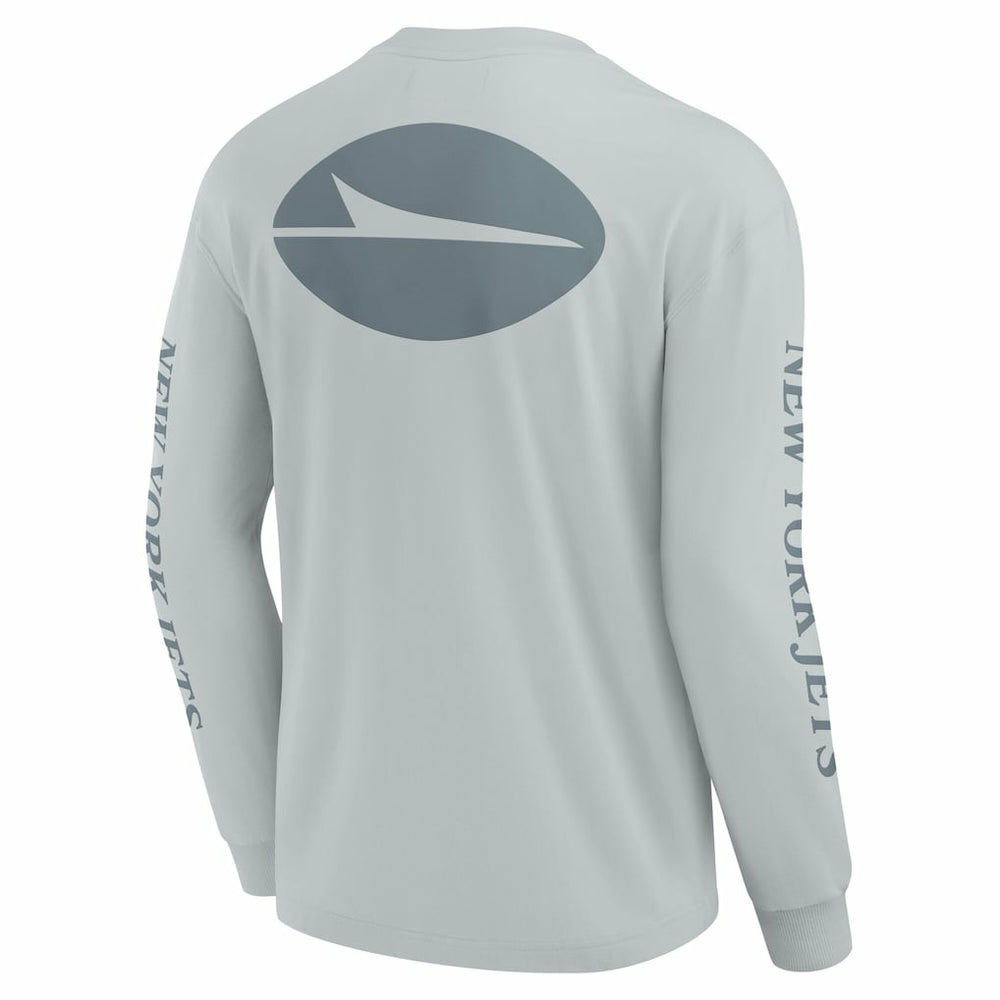 New York Jets Unisex Elements Strive Long Sleeve T-Shirt Gray | Fanatics