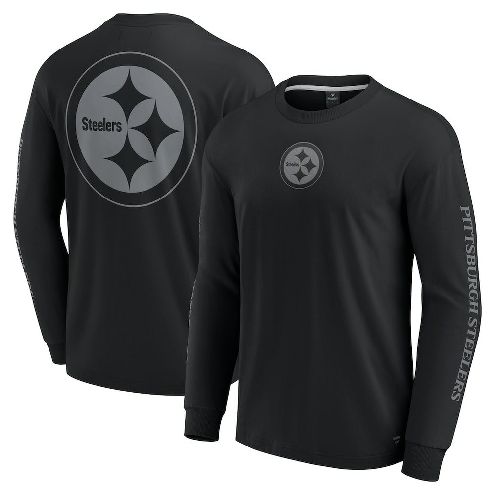Pittsburgh Steelers Unisex Elements Strive Long Sleeve T-Shirt Black | Fanatics