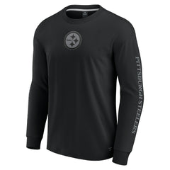 Pittsburgh Steelers Unisex Elements Strive Long Sleeve T-Shirt Black | Fanatics