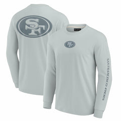 San Francisco 49ers Unisex Elements Strive Long Sleeve T-Shirt Gray | Fanatics