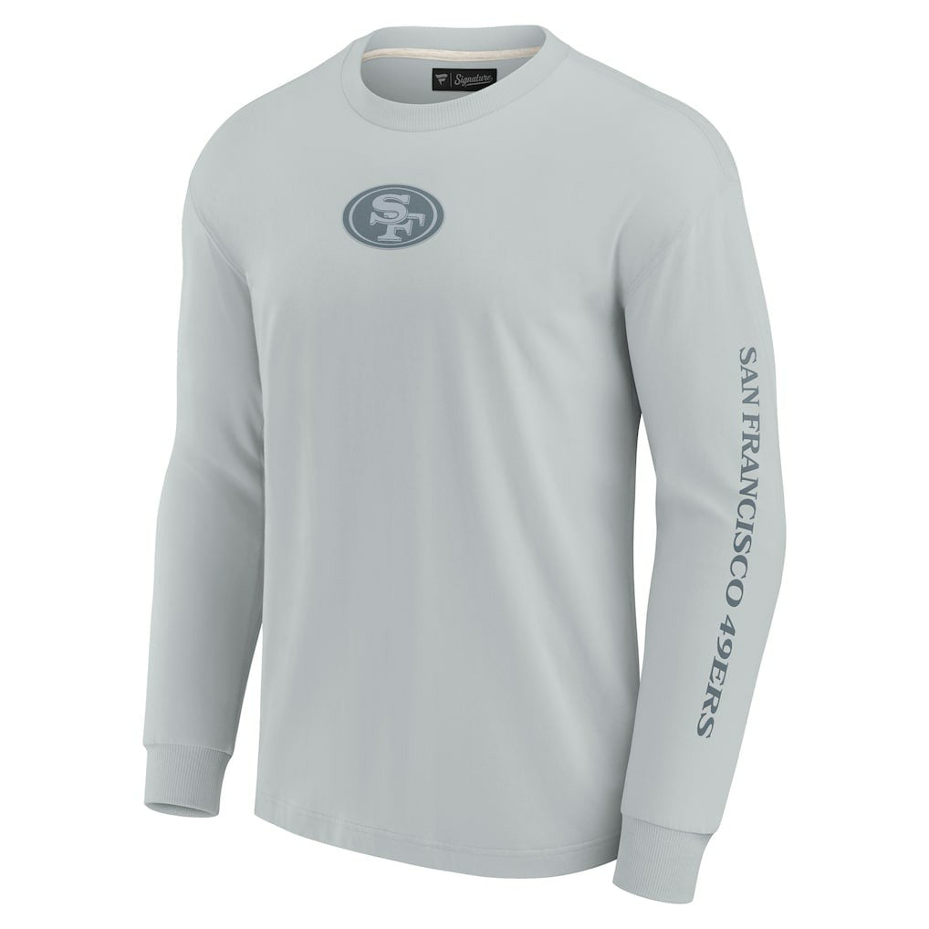 San Francisco 49ers Unisex Elements Strive Long Sleeve T-Shirt Gray | Fanatics
