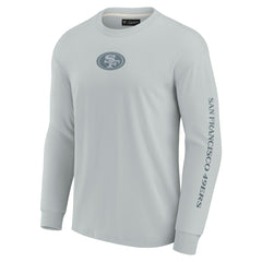San Francisco 49ers Unisex Elements Strive Long Sleeve T-Shirt Gray | Fanatics