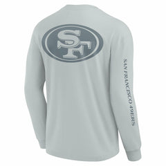 San Francisco 49ers Unisex Elements Strive Long Sleeve T-Shirt Gray | Fanatics