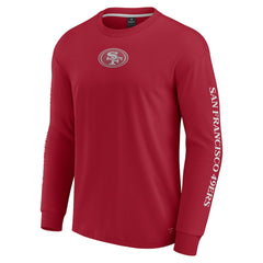 San Francisco 49ers Unisex Elements Strive Long Sleeve T-Shirt Scarlet | Fanatics