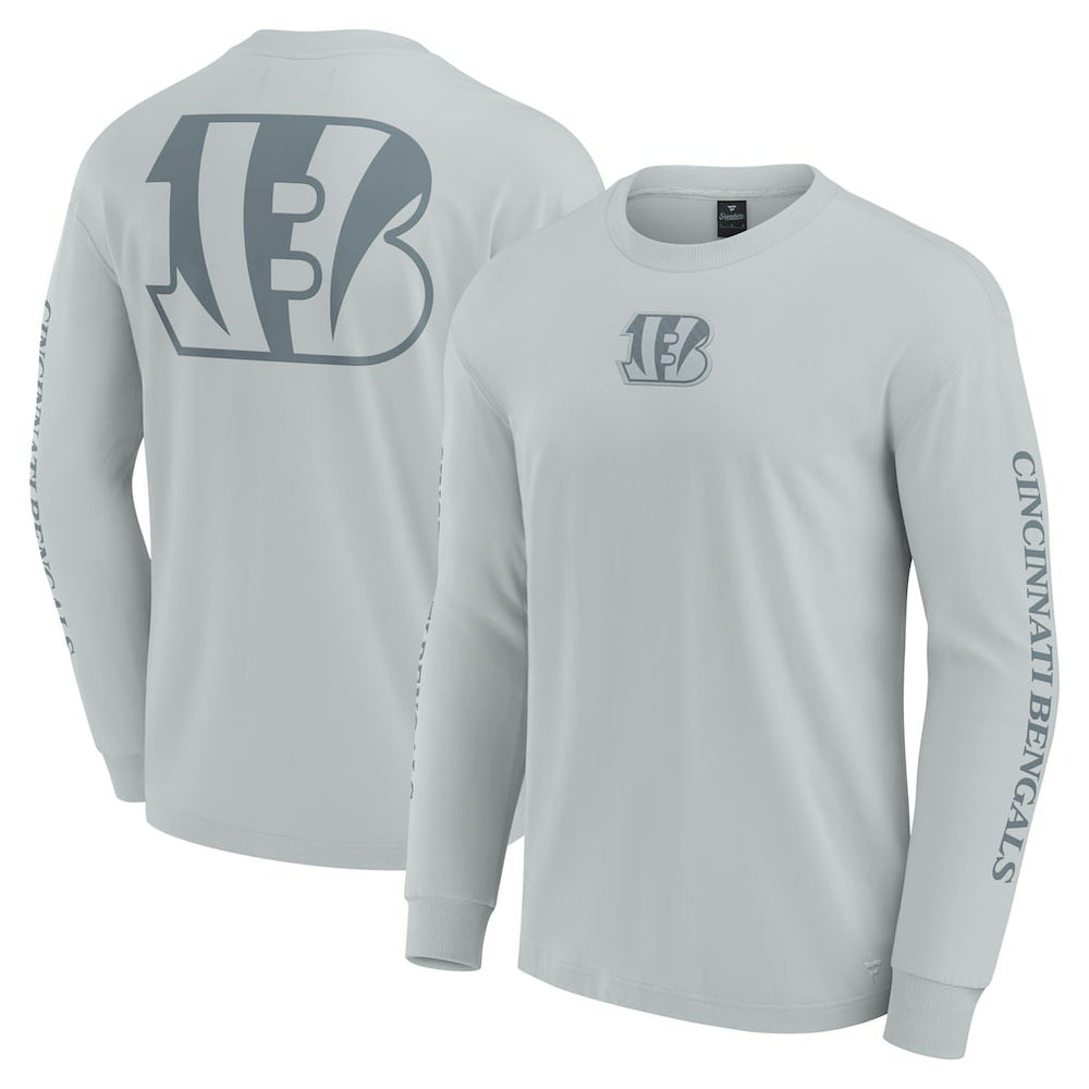 Cincinnati Bengals Unisex Elements Strive Long Sleeve T-Shirt Gray | Fanatics