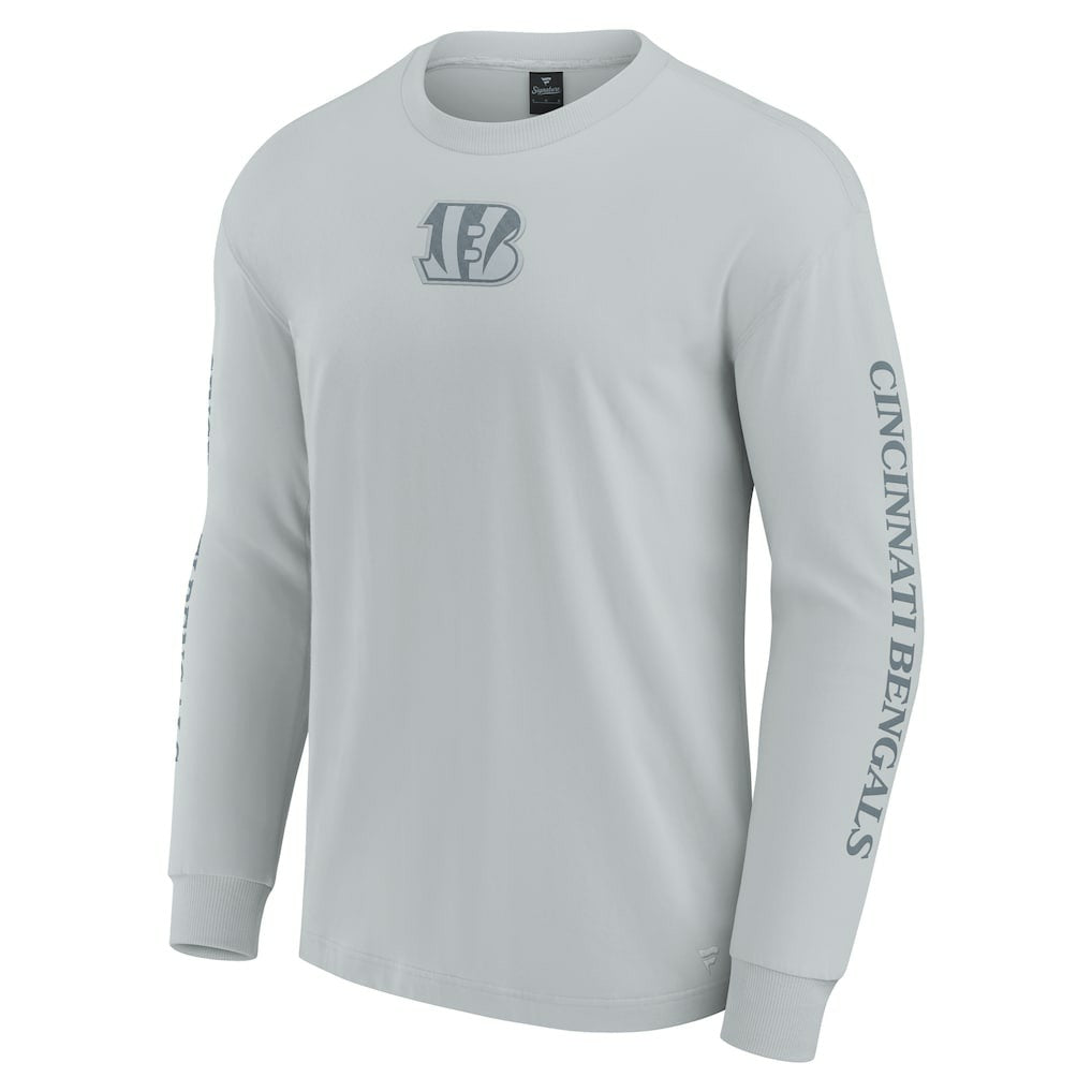 Cincinnati Bengals Unisex Elements Strive Long Sleeve T-Shirt Gray | Fanatics