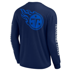 Tennessee Titans Unisex Elements Strive Long Sleeve T-Shirt Navy | Fanatics
