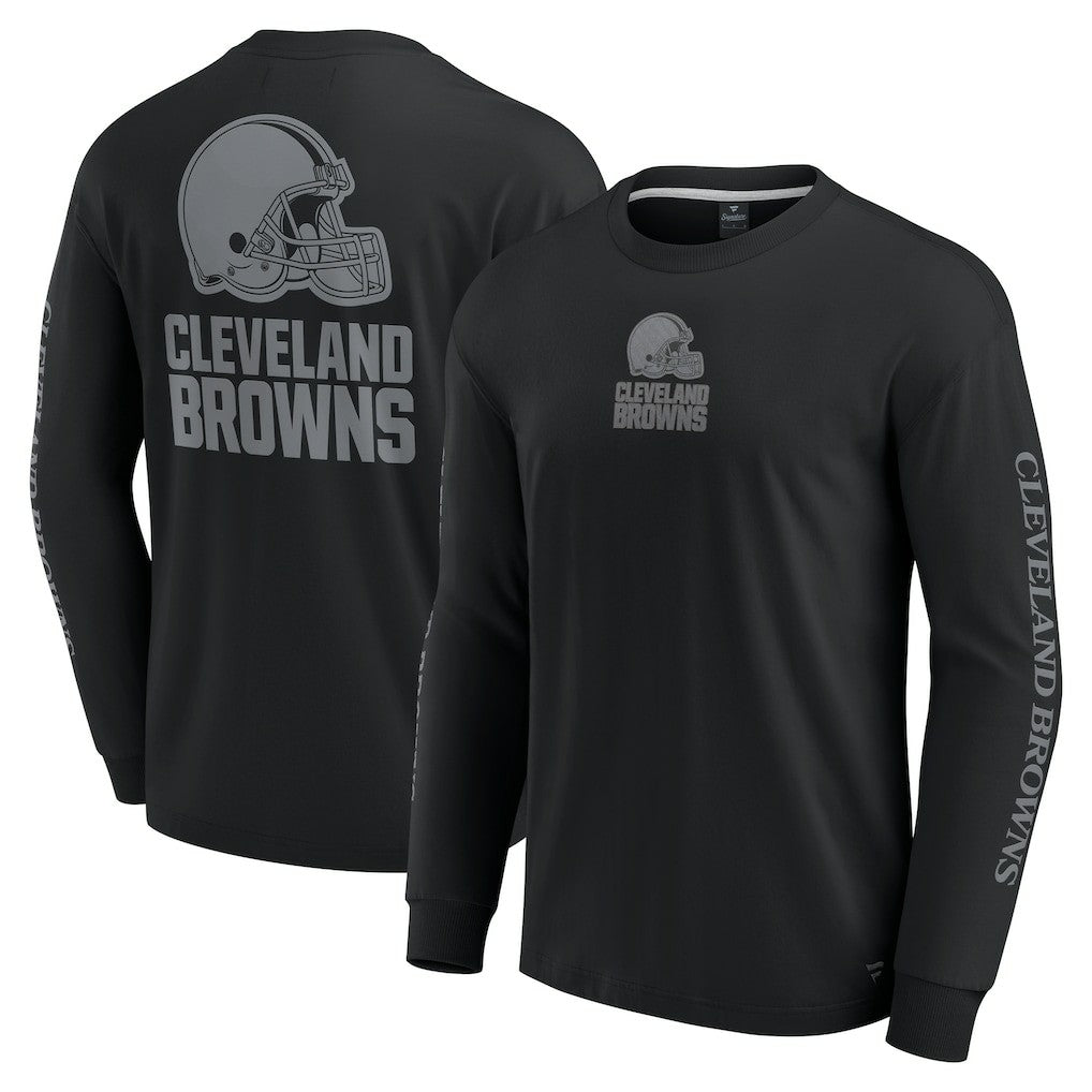 Cleveland Browns Unisex Elements Strive Long Sleeve T-Shirt Black | Fanatics