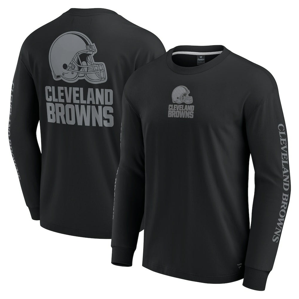 Cleveland Browns Unisex Elements Strive Long Sleeve T-Shirt Black | Fanatics