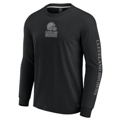 Cleveland Browns Unisex Elements Strive Long Sleeve T-Shirt Black | Fanatics