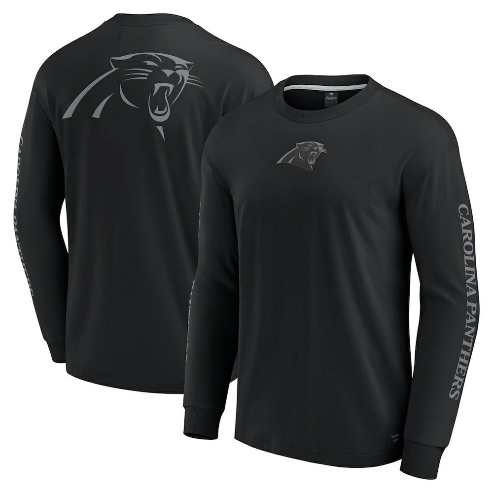 Carolina Panthers Unisex Elements Strive Long Sleeve T-Shirt Black | Fanatics