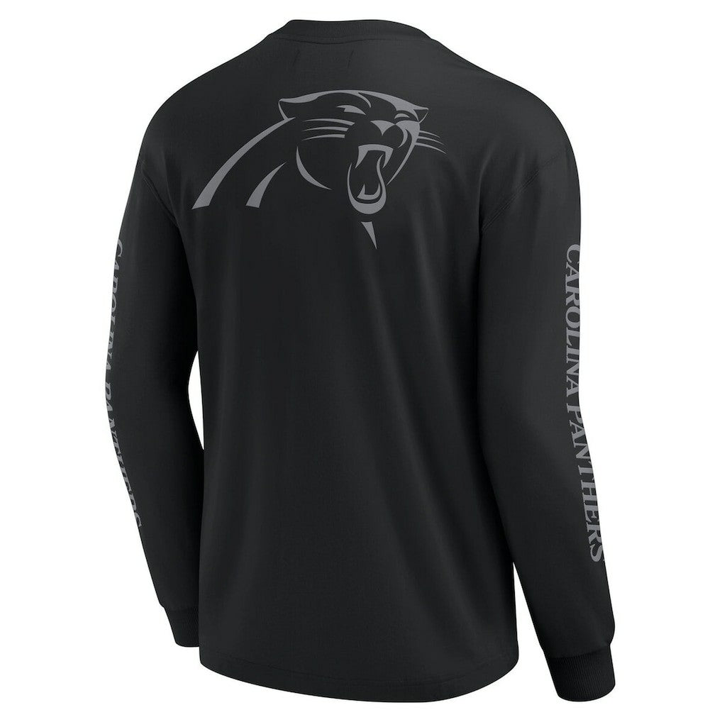 Carolina Panthers Unisex Elements Strive Long Sleeve T-Shirt Black | Fanatics