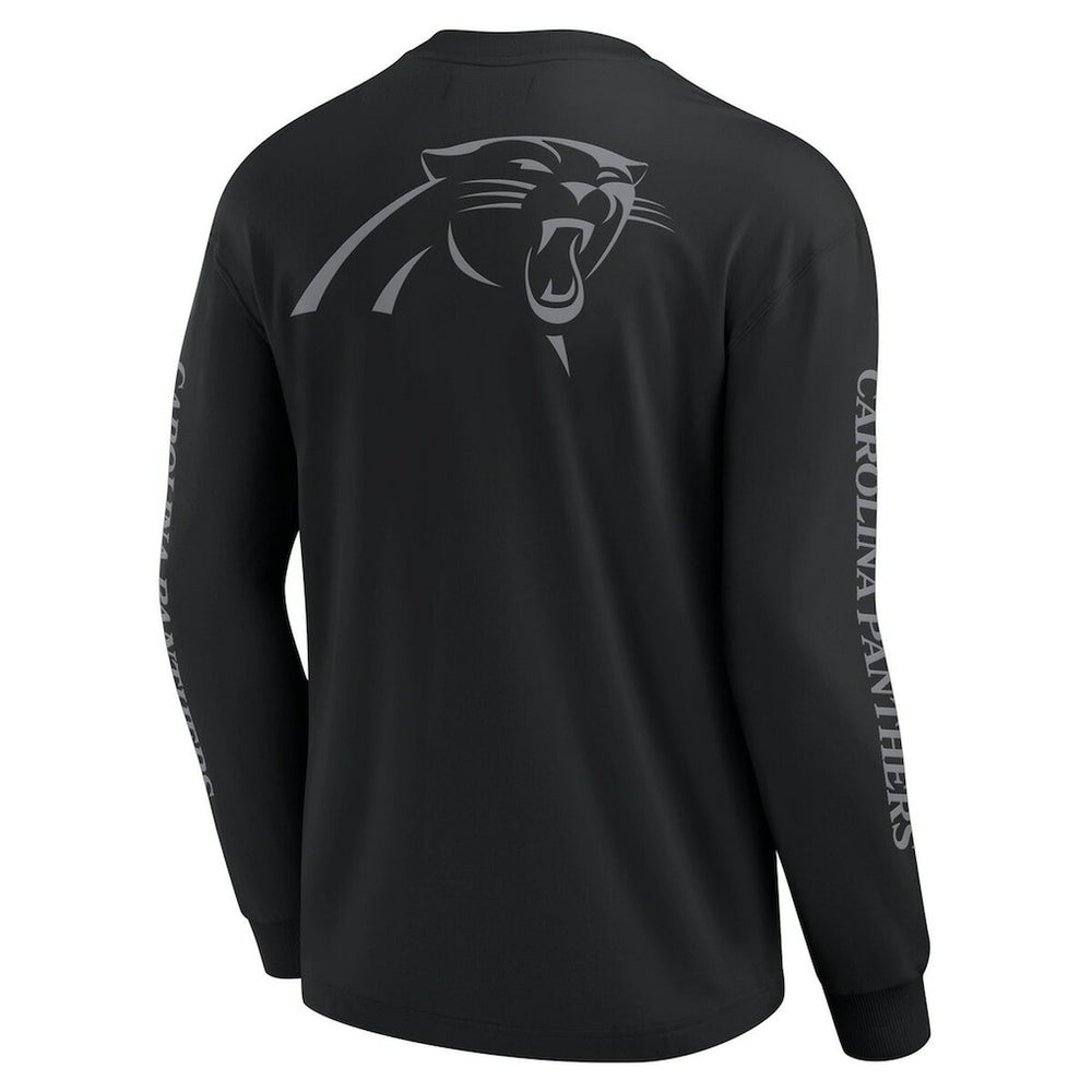 Carolina Panthers Unisex Elements Strive Long Sleeve T-Shirt Black | Fanatics