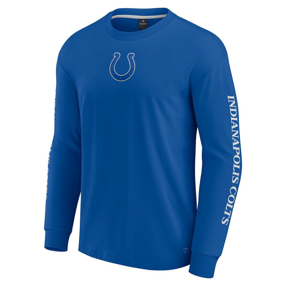 Indianapolis Colts Unisex Elements Strive Long Sleeve T-Shirt Royal | Fanatics