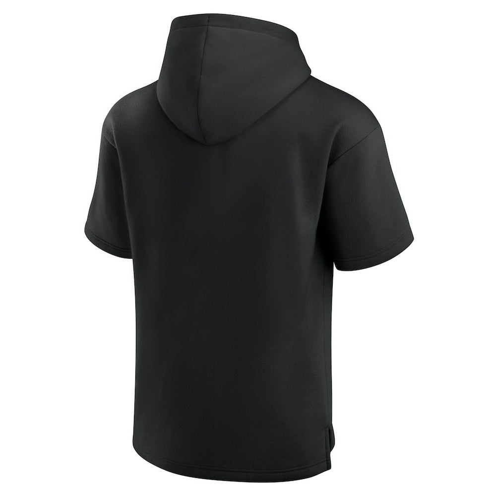 Las Vegas Raiders Unisex Elements Ready Short Sleeve Pullover Hoodie Black | Fanatics