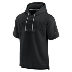 Los Angeles Chargers Unisex Elements Ready Short Sleeve Pullover Hoodie Black | Fanatics