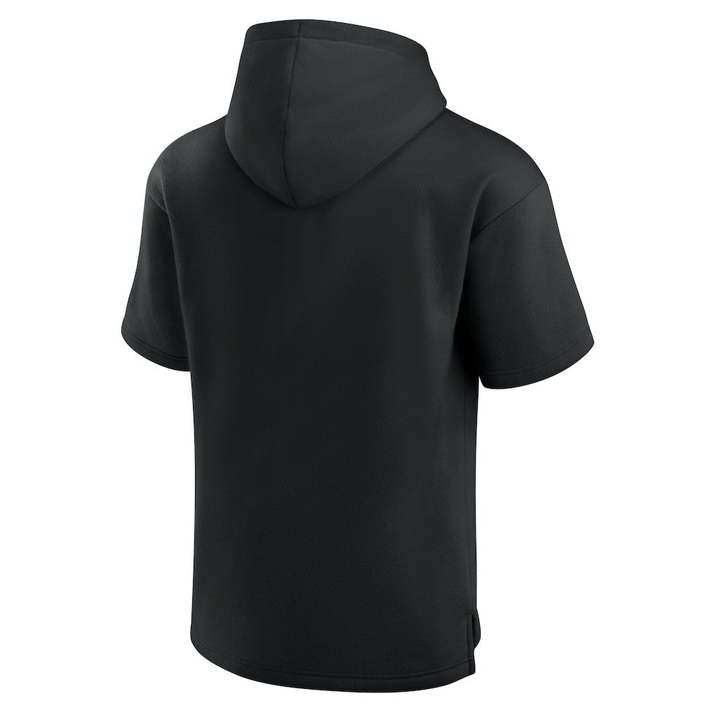 Los Angeles Chargers Unisex Elements Ready Short Sleeve Pullover Hoodie Black | Fanatics