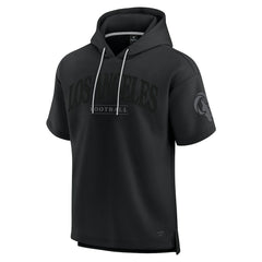 Los Angeles Rams Unisex Elements Ready Short Sleeve Pullover Hoodie Black | Fanatics